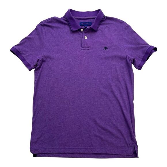 Aeropostale Mens Size Medium Purple Short Sleeve Polo Shirt - Picture 1 of 4